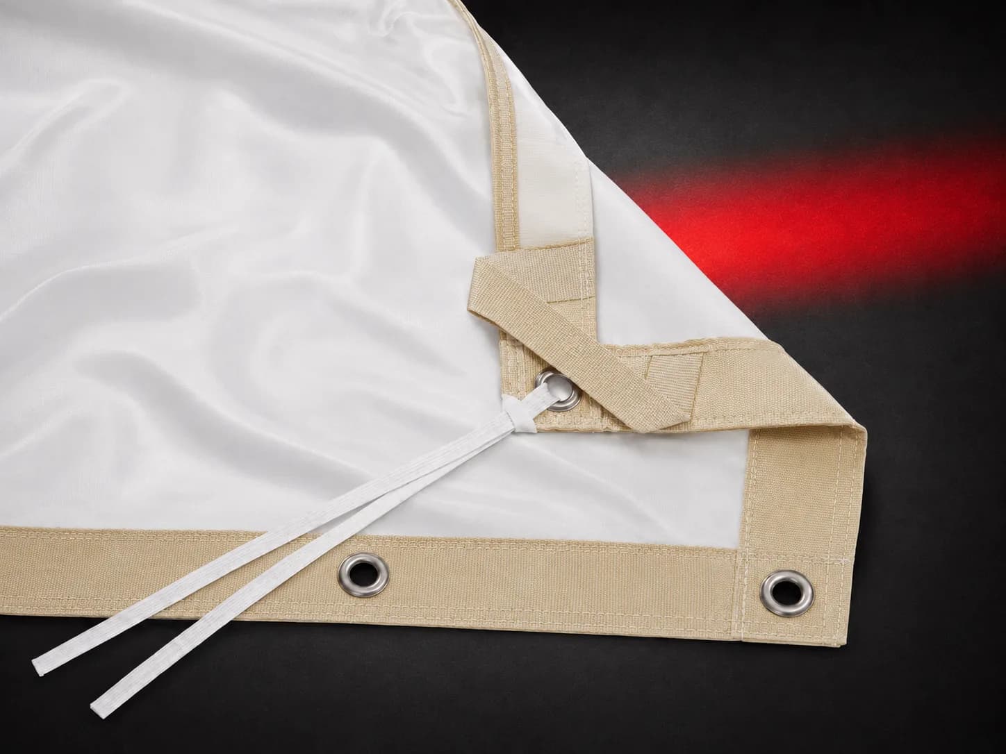 8x8 White Artificial Silk — photo 2